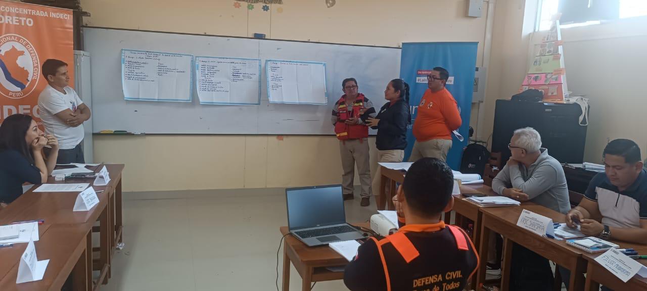 Participación de una importante jornada de capacitación y asistencia técnica brindada por INDECI