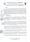 Vista preliminar de documento Decreto de Alcaldía N.° 002-2025-MDT-A