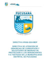 Vista preliminar de documento Directiva de atención de denuncias de corrupción y solicitudes de medidas de protección a los denunciantes y/o testigos en la municipalidad distrital de pucusana