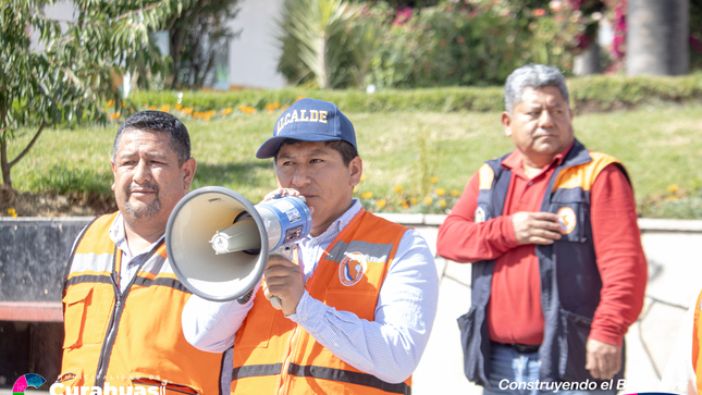 Distrito de Curahuasi Participa de Manera Activa en el Simulacro de Sismo y Peligros Asociados
