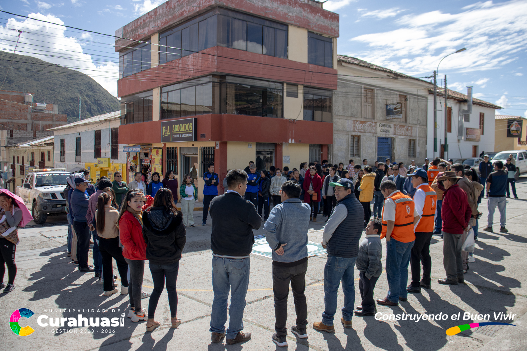 Distrito de Curahuasi Participa de Manera Activa en el Simulacro de Sismo y Peligros Asociados