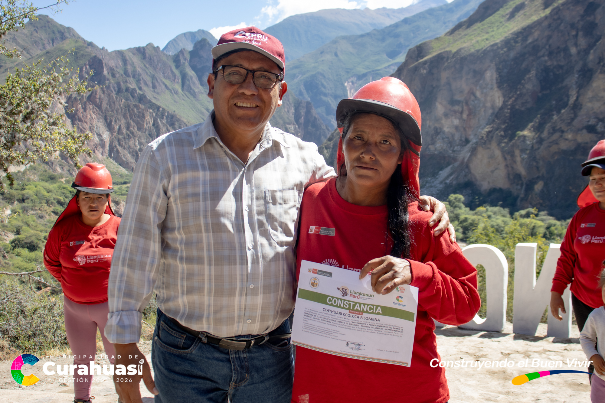 Municipalidad de Curahuasi y Llankasun Perรบ Concluyen Mantenimiento del Camino de Herradura Hacia Cconoc