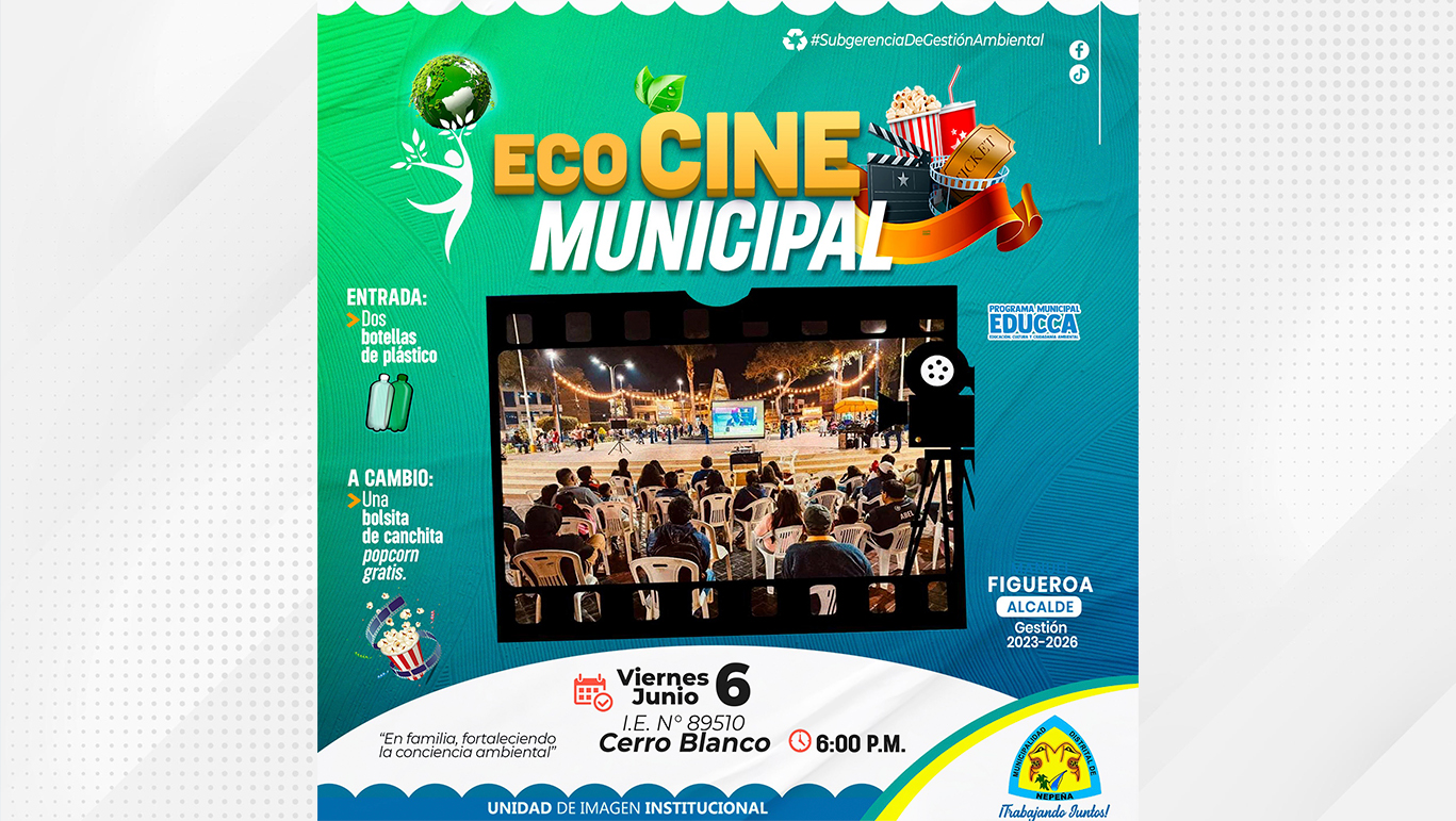 Participa del Eco Cine Municipal