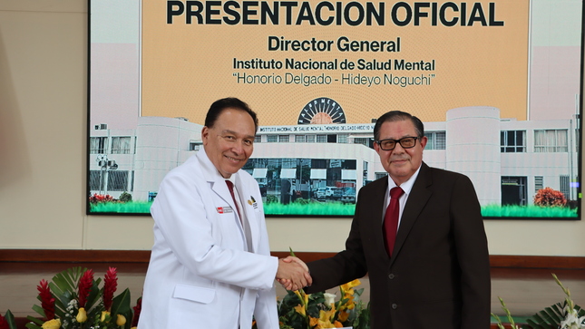 Dr. Alfredo Saavedra Castillo asume la Dirección General del Instituto Nacional de Salud Mental “Honorio Delgado - Hideyo Noguchi”