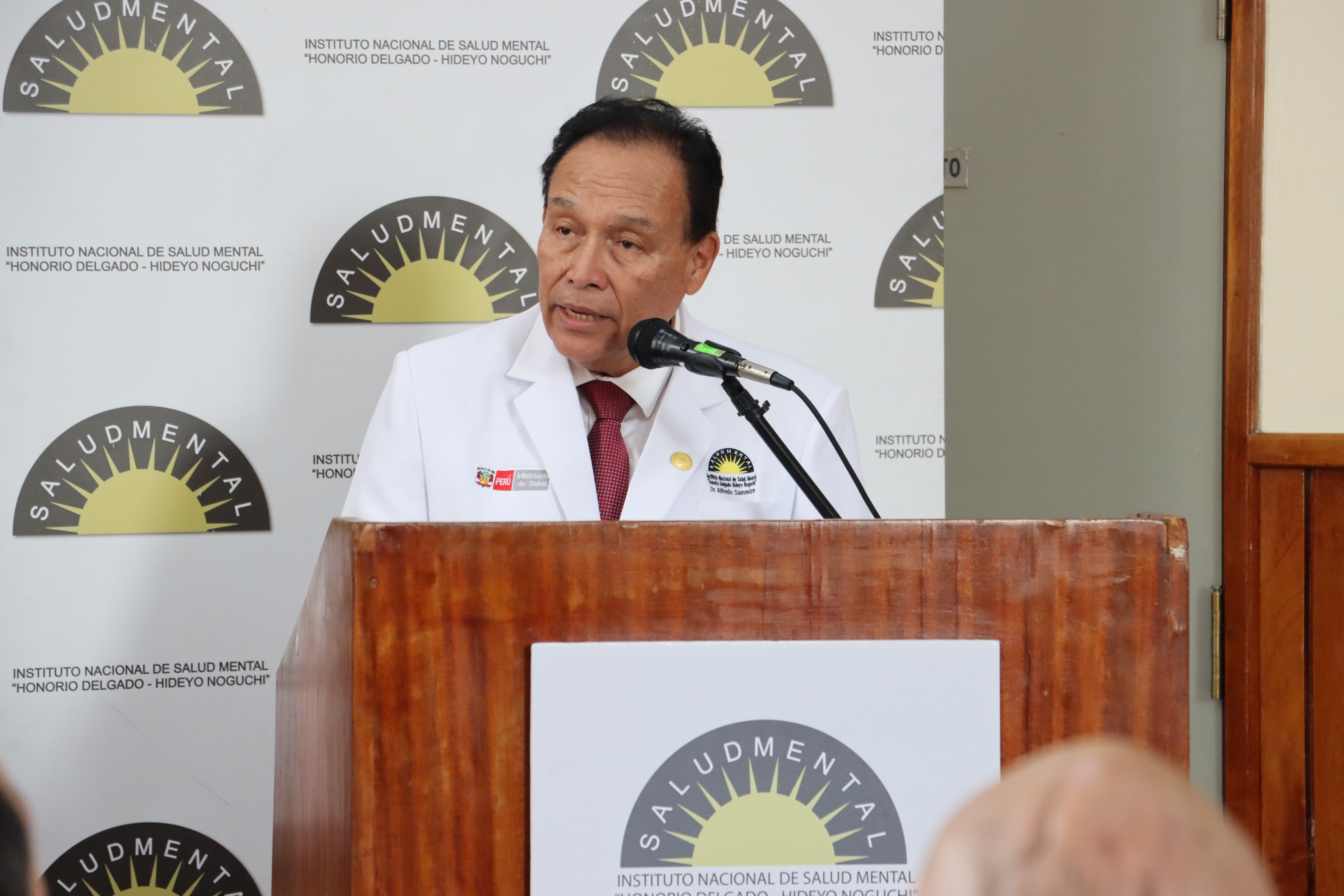 Dr. Alfredo Saavedra Castillo asume la Dirección General del Instituto Nacional de Salud Mental “Honorio Delgado - Hideyo Noguchi”