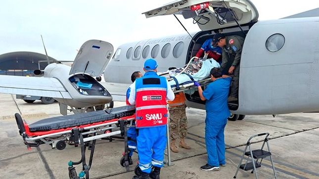  En lo que va del año, el Minsa realizó el traslado aeromédico de 60 pacientes, dentro de ellos 44 niños y recién nacidos de todo el país 