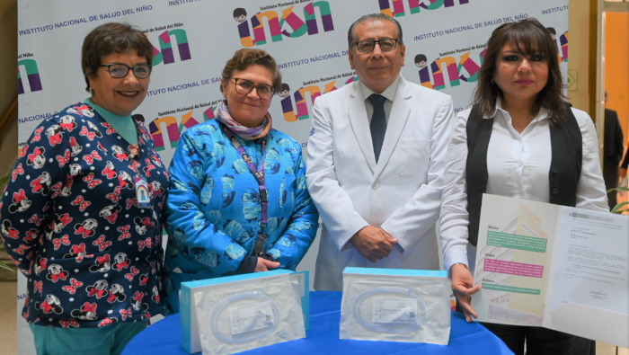 INSN: pacientes de Unidad de Cuidados Paliativos reciben donación de 30 sondas nasogástricas