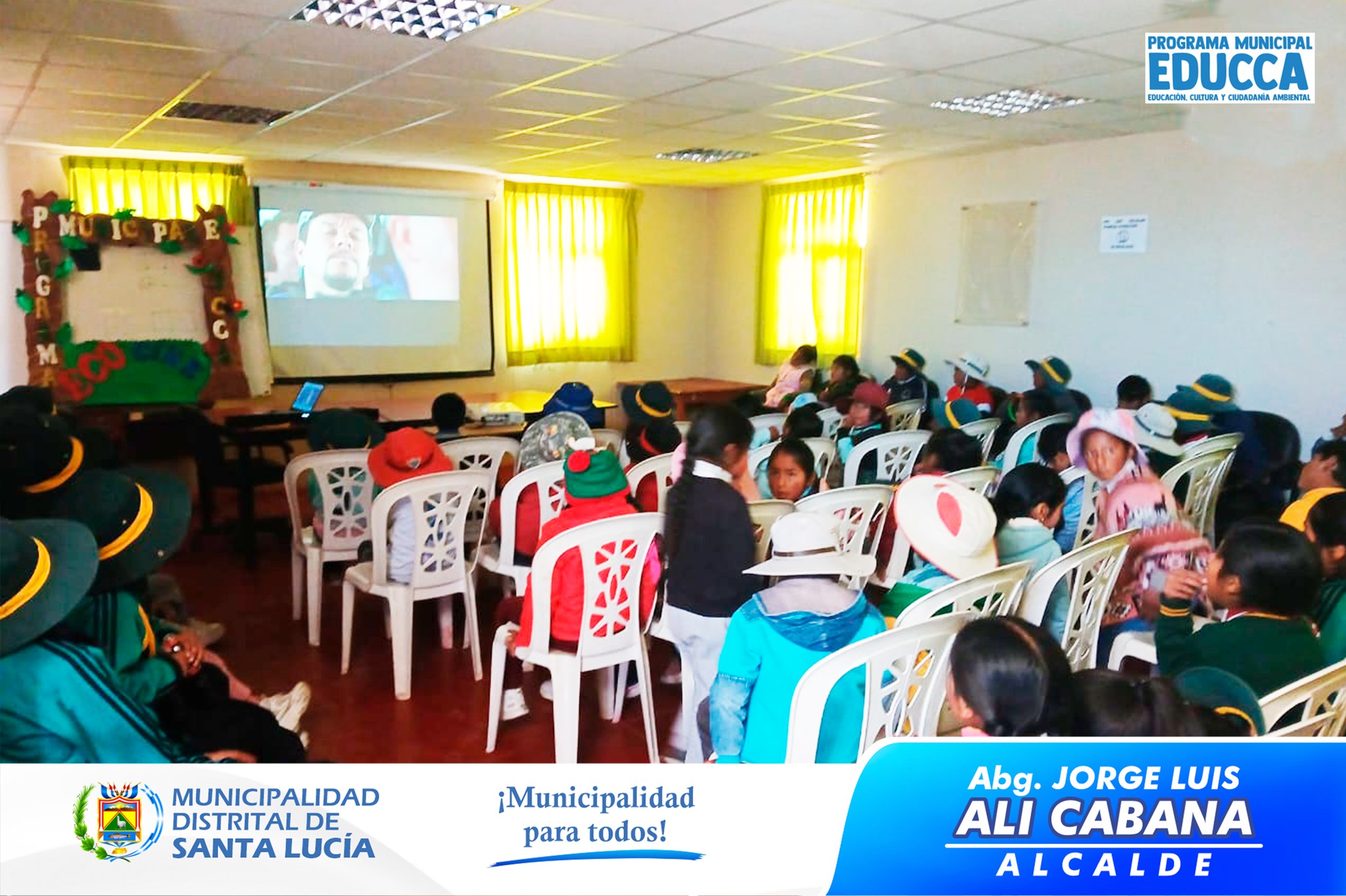ECO-CINE en Santa Lucia