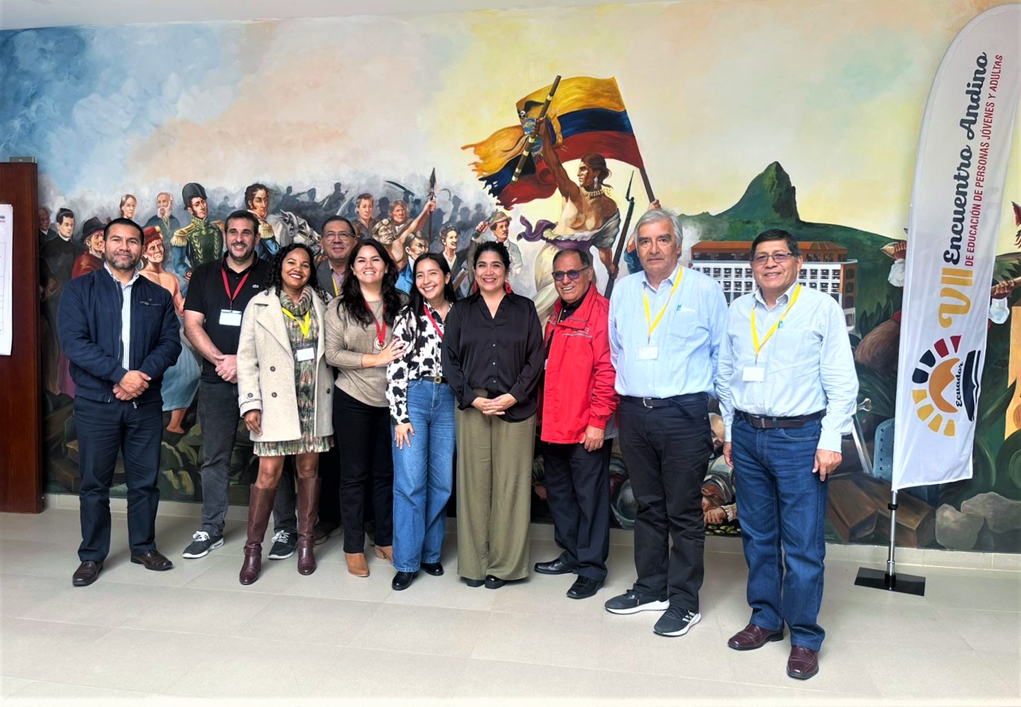 FOTO GENERAL DE LOS ACTORES DE LA EPJA EN ECUADOR