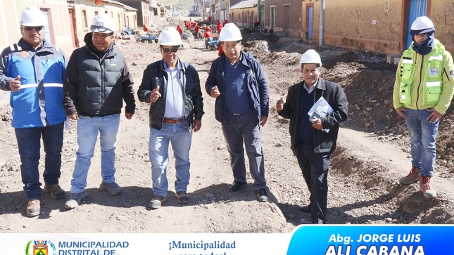 Supervision de trabajos del Pragrama LLAMKASUN PERU