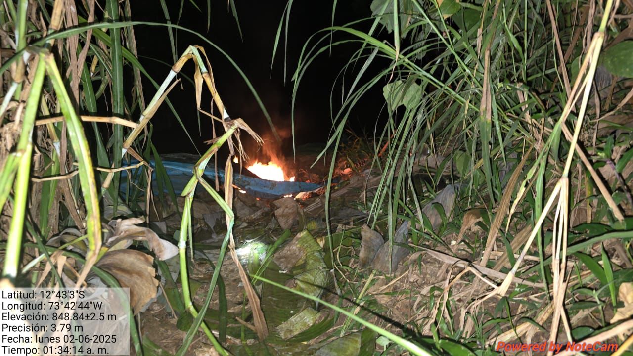 Fuerzas del orden golpean al narcotráfico en el VRAEM destruyen laboratorio clandestino con más de 2 toneladas de cocaína en Gloria Pata
