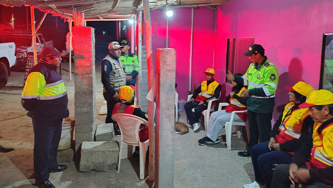 Continúa el patrullaje mixto con las Juntas Vecinales y PNP en Huarmey