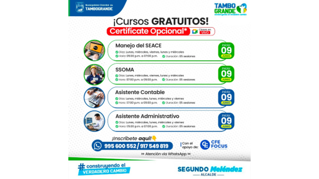 𝐂𝐔𝐑𝐒𝐎𝐒 𝐃𝐄 𝐄𝐌𝐏𝐋𝐄𝐀𝐁𝐈𝐋𝐈𝐃𝐀𝐃 💯 : 09 de JUNIO