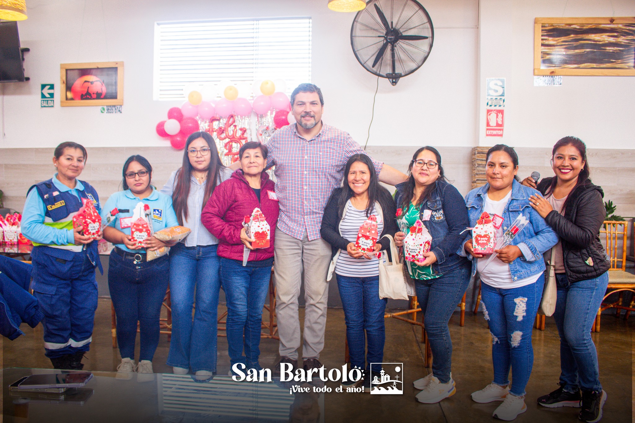 Homenaje a las madres trabajadoras de la Municipalidad de San Bartolo