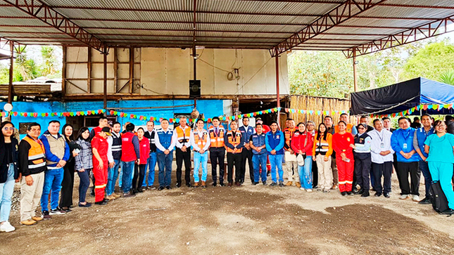 Participamos en el primer Simulacro Nacional Multipeligro por lluvias intensas y peligros asociados en el departamento de Amazonas