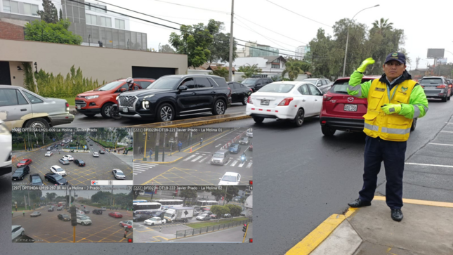 Municipalidad de La Molina acciona ante ocupación de carril originado por importante institución educativa