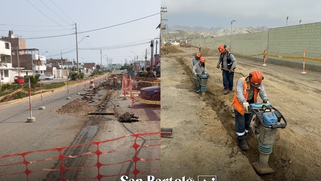Instalación de gas natural avanza en diversas zonas de San Bartolo