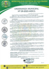 Vista preliminar de documento Ordenanza Municipal 009-2025