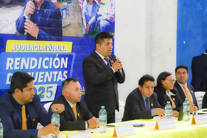 Gerente de la Municipalidad da por concluido la Audiencia.