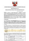 Vista preliminar de documento Resolución Jefatura N.° 261-2025-SUNARP/ZRIX/JEF