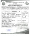 Vista preliminar de documento Aviso de saneamiento fisico legal