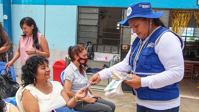Foto 2: Día del Agente Comunitario: su labor fortalece la salud materna en Diris Lima Centro