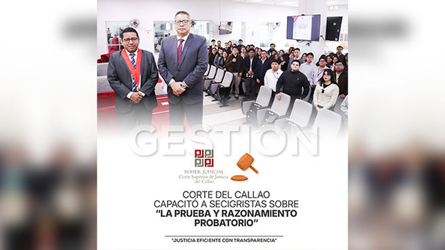 Corte del Callao capacitó a secigristas sobre “La Prueba y el razonamiento probatorio"