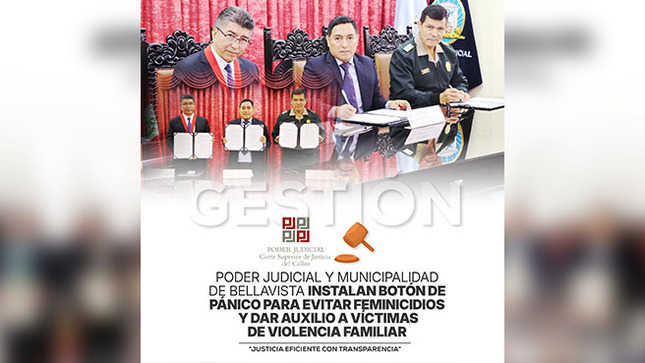 Corte del Callao y Municipalidad de Bellavista instalan App Botón de Pánico para evitar feminicidios y dar auxilio a víctimas de violencia