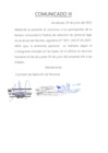 Vista preliminar de documento Comunicado III CAS_003-2025-MDA