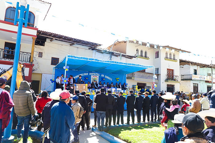 Escenario del sorteo