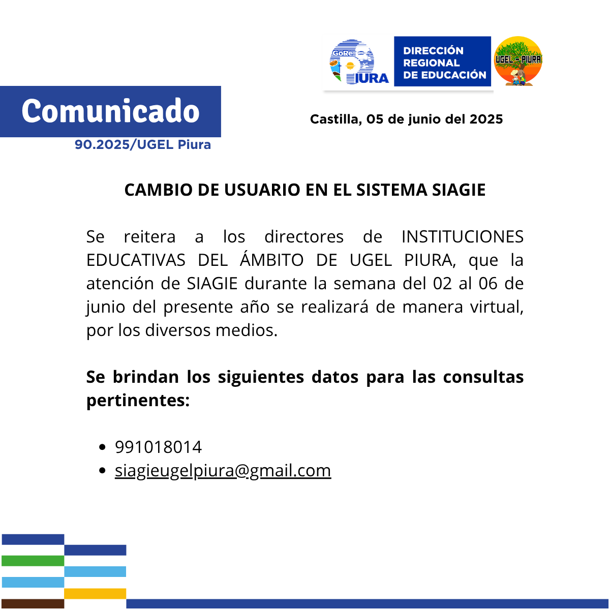 comunicado