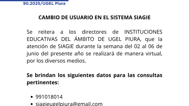 comunicado