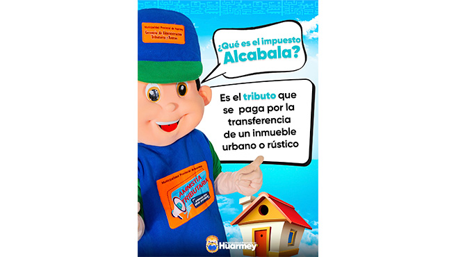 Recordando a nuestros vecinos que el pago oportuno del impuesto predial, arbitrios municipales e impuesto vehicular