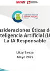 Vista preliminar de documento Litzy Baeza-Consideraciones éticas de la Inteligencia Artificial (IA): La IA responsable