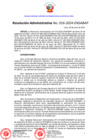 Vista preliminar de documento RESOLUCIÓN ADMINISTRATIVA Nº 016-2024-ENSABAP