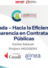 Vista preliminar de documento Canada – Hacia la eficiencia y transparencia en contrataciones públicas- CARLOS SALAZAR