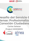 Vista preliminar de documento "El Desafío del Servicio Civil Canadiense: Profesionalización y Conexión Ciudadana"  -Carlos Salazar