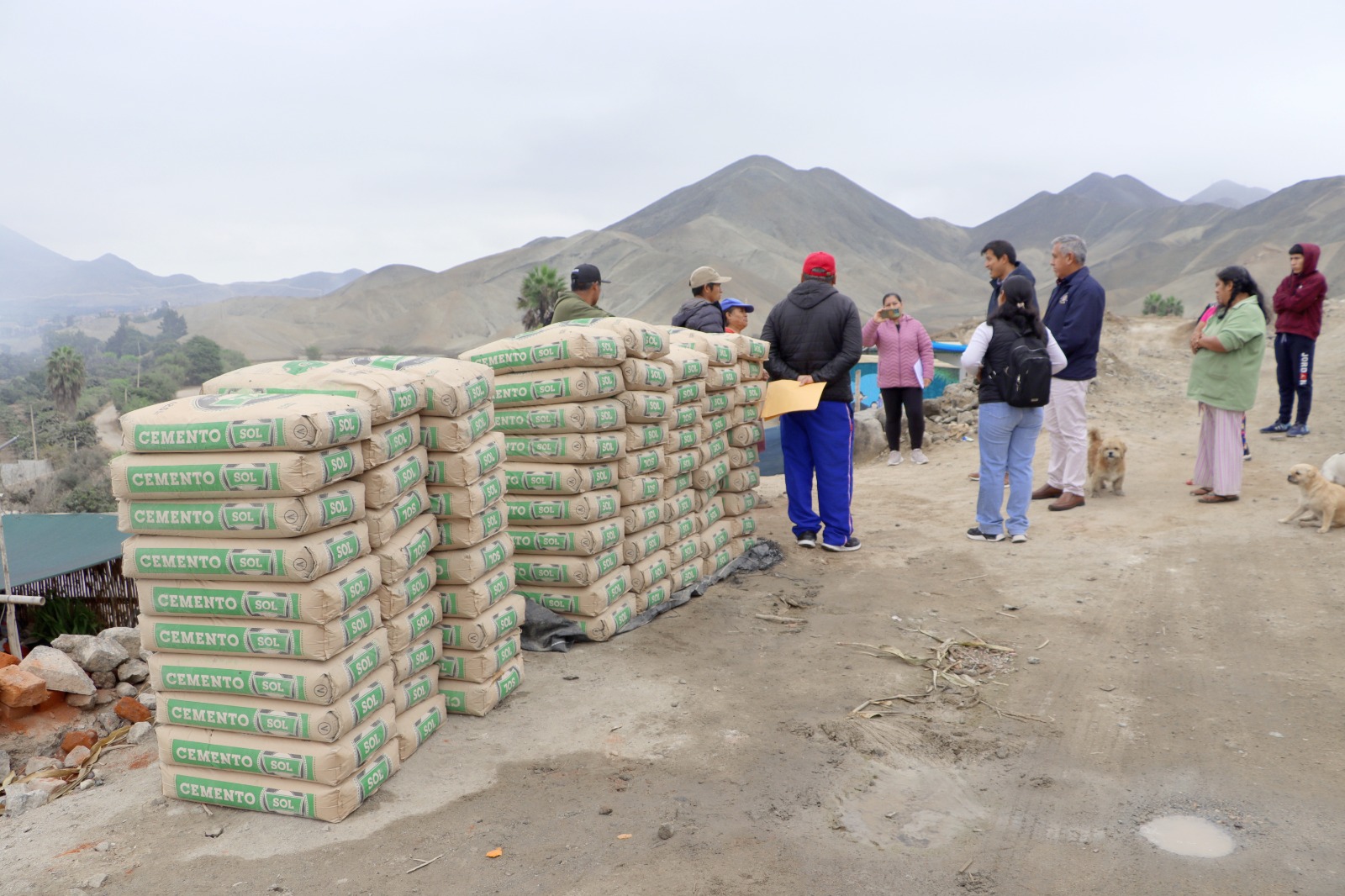 Municipalidad Provincial de Huaral entregó importante donativo al centro poblado Cerro Cenizo
