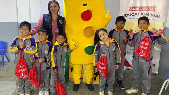 Charlas de educación vial “Caminando Seguro” llegan a más instituciones educativas