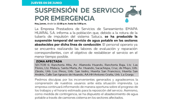 emapa huaral