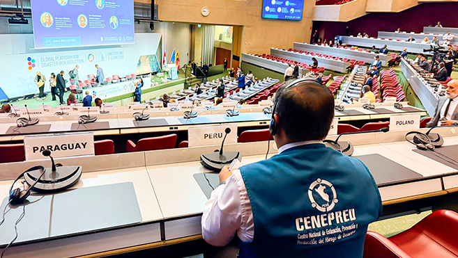Cenepred participa en la Octava Plataforma Global de Reducción del Riesgo De Desastres (GP2025) en Suiza
