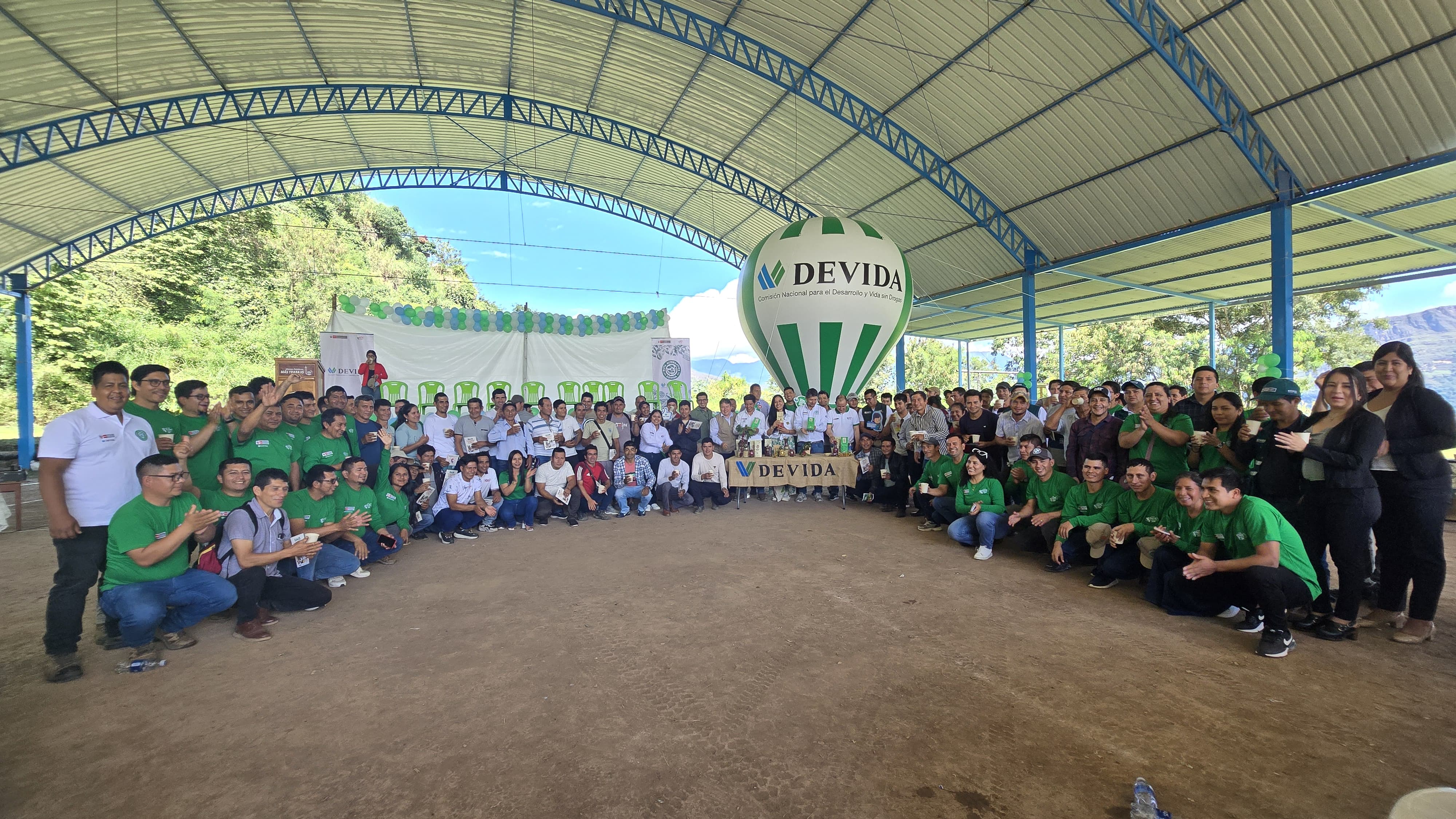 Amazonas: 23 comunidades cafetaleras se suman al desarrollo lícito con respaldo de Devida