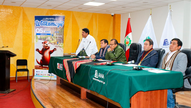 Consejeros regionales Italo Tarco Gongora y Herbe Olave Ugarte participaron del Lanzamiento de Campana Juntos Salvemos al Willkanayu