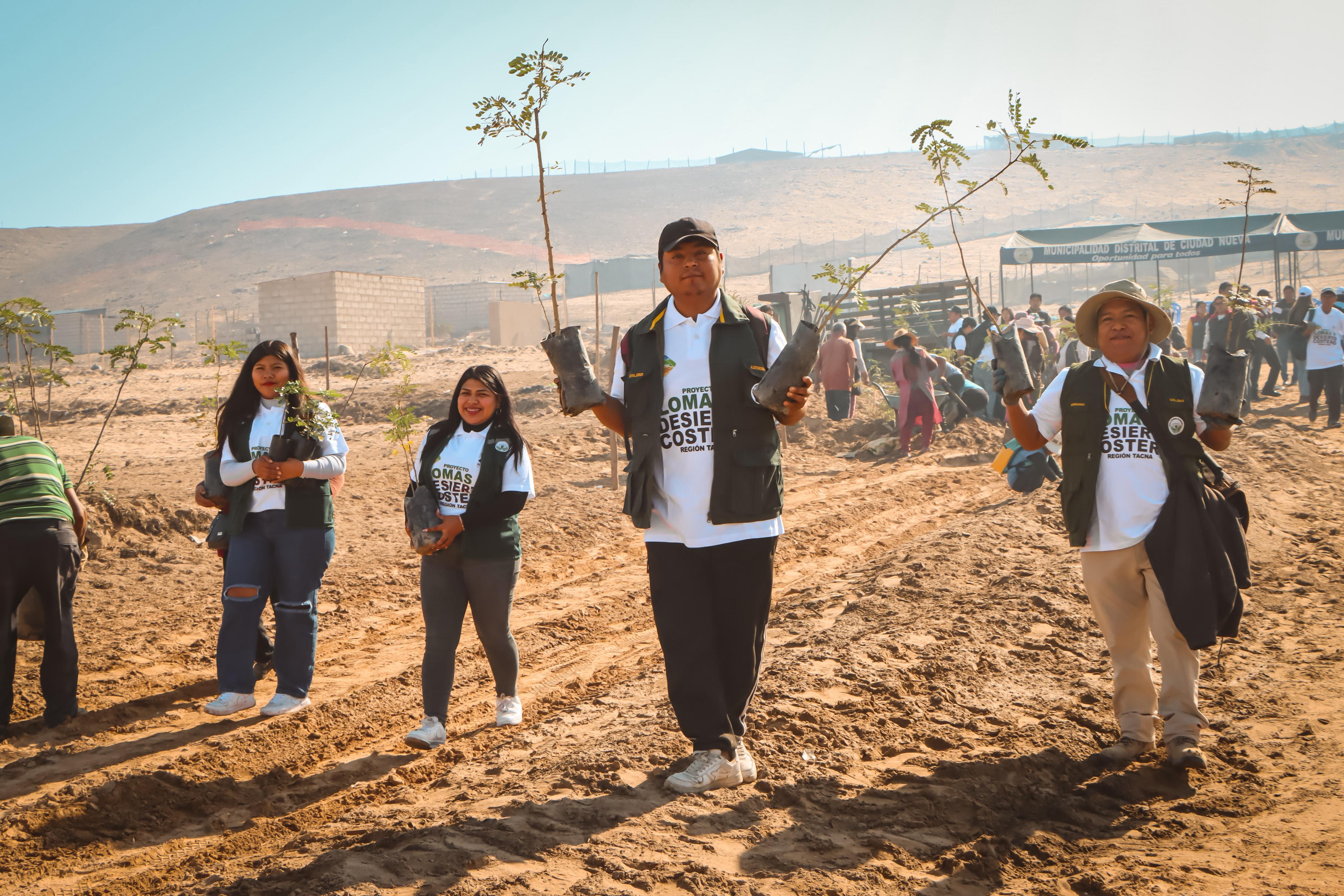 Plantan un nuevo pulmón ecológico en Ciudad Nueva
