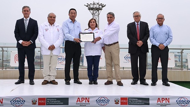MTC otorga al Terminal Portuario de Chancay la licencia para el inicio oficial de sus operaciones