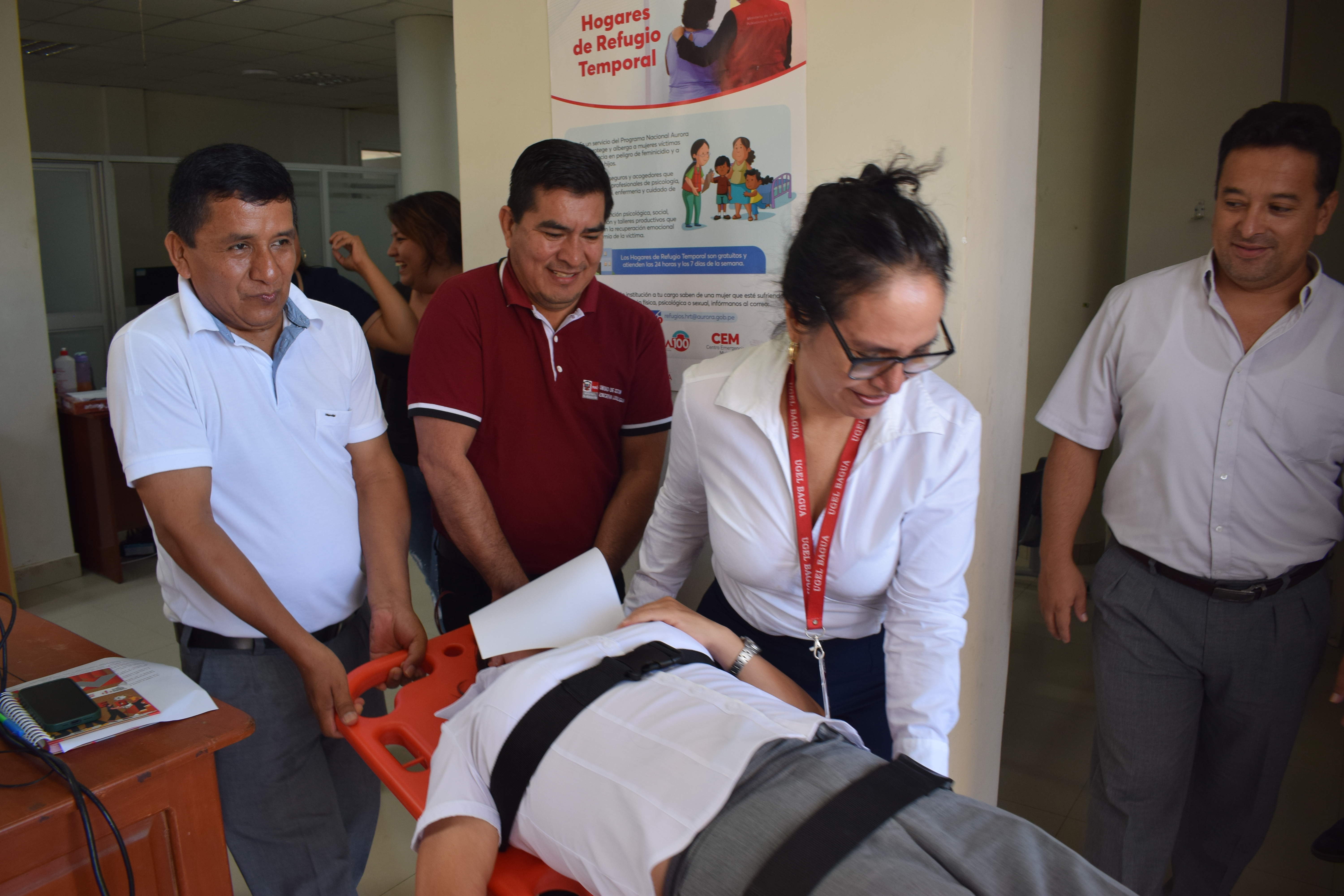 UGEL Bagua participa activamente en el Simulacro Nacional Multipeligro