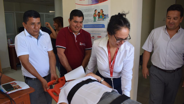 UGEL Bagua participa activamente en el Simulacro Nacional Multipeligro