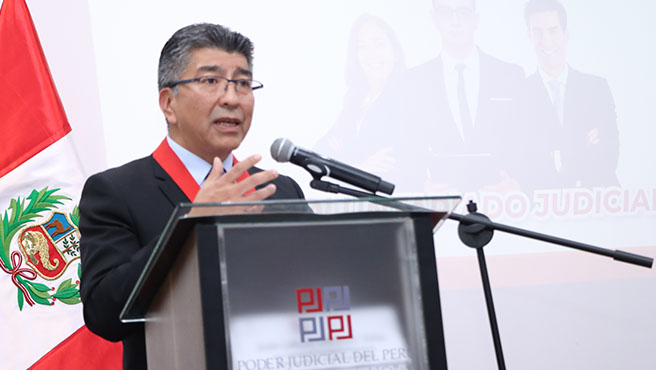 Presidente de la Corte Superior de Justicia del Callao, Miguel Castañeda Moya, inauguró programa de voluntariado 2025