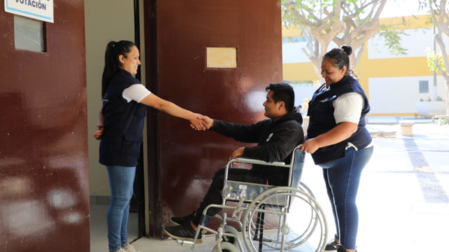 ONPE facilitará el voto de personas con discapacidad en la consulta de revocatoria