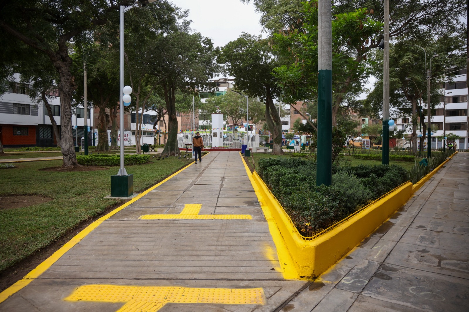 Obra de mejoramiento del parque John F. Kennedy